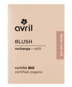 Blush - Pêche rosé mat (recharge) BIO,
